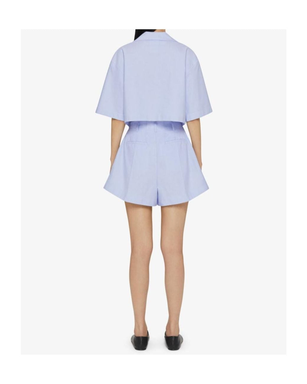 Givenchy Blue High Waisted Shorts