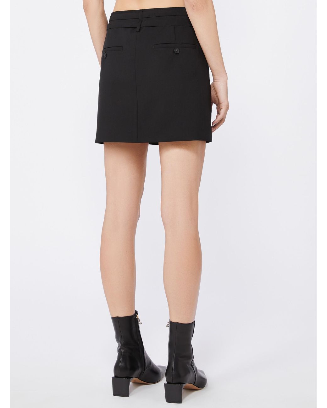 Sportmax Black Fify Mini Skirt