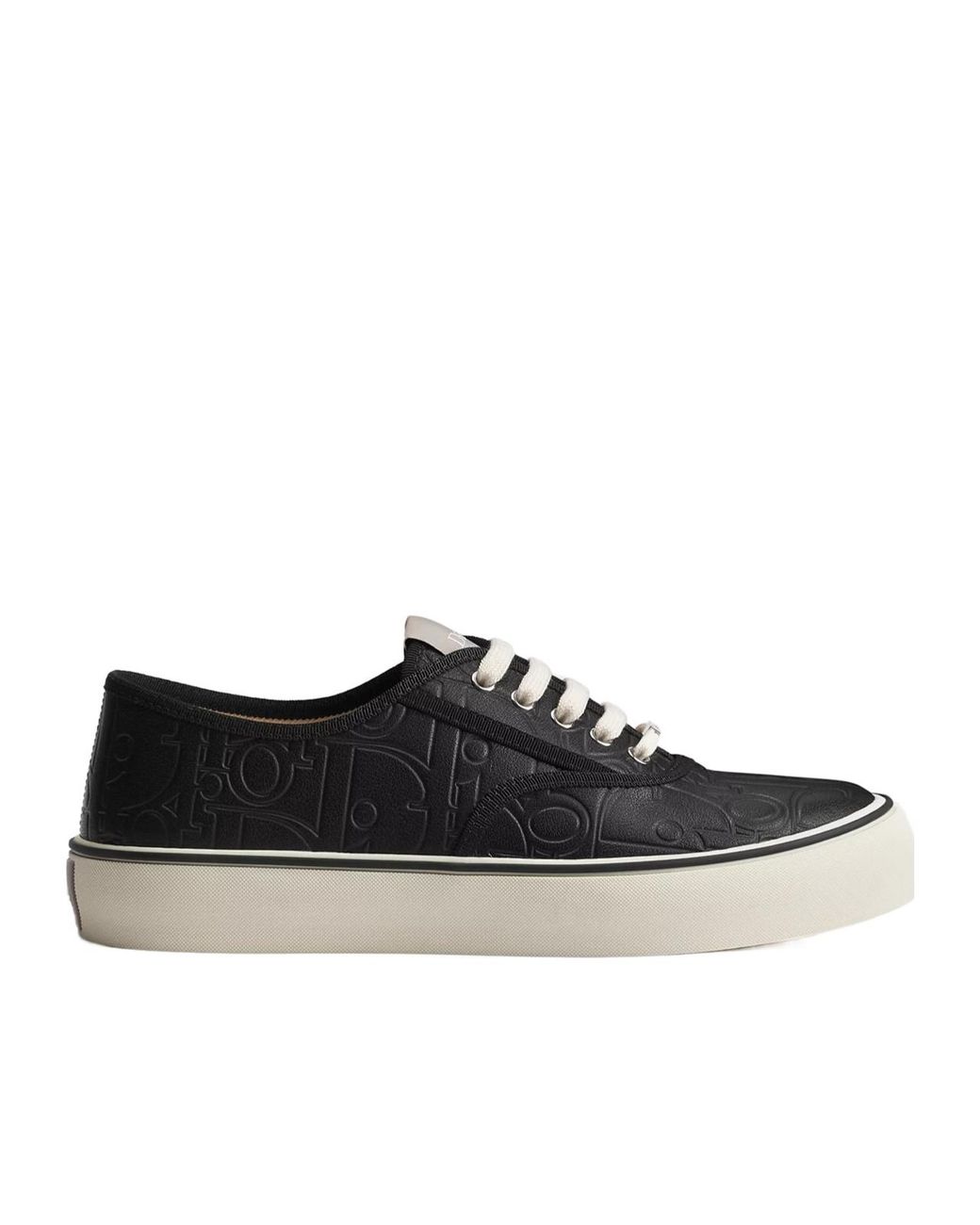 Dior Black Homme Saltwind Embossed Low-Top Sneakers for men