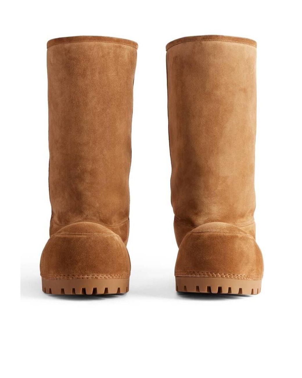 Balenciaga Brown Alaska Fur High Boots