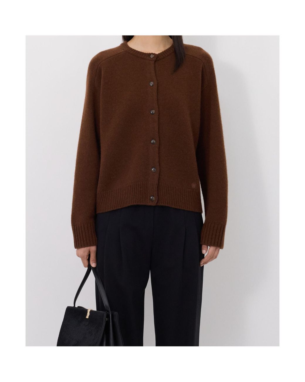 Loulou de Saison Brown Button-Up Knitwear