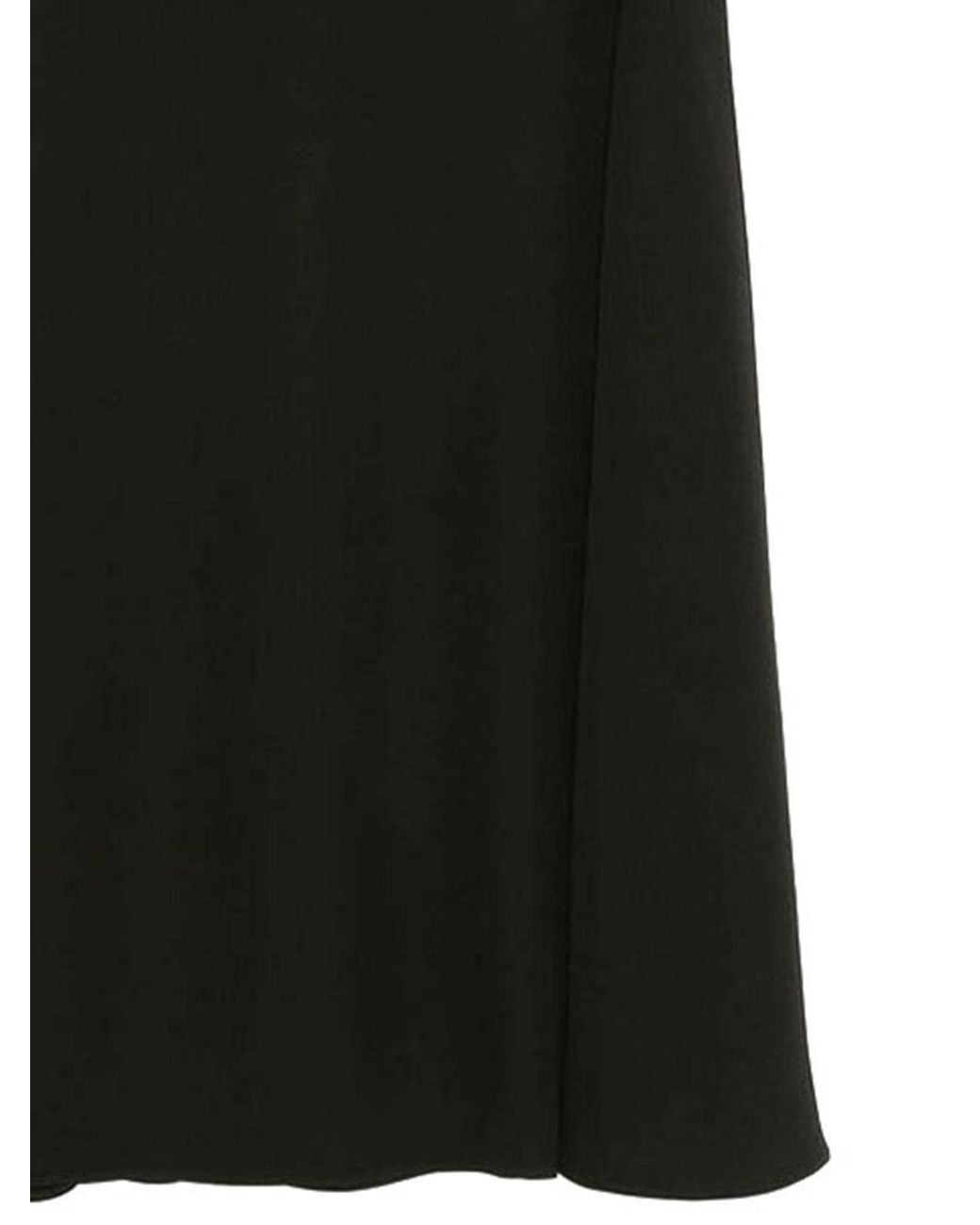 Valentino Black Silk Midi Dress