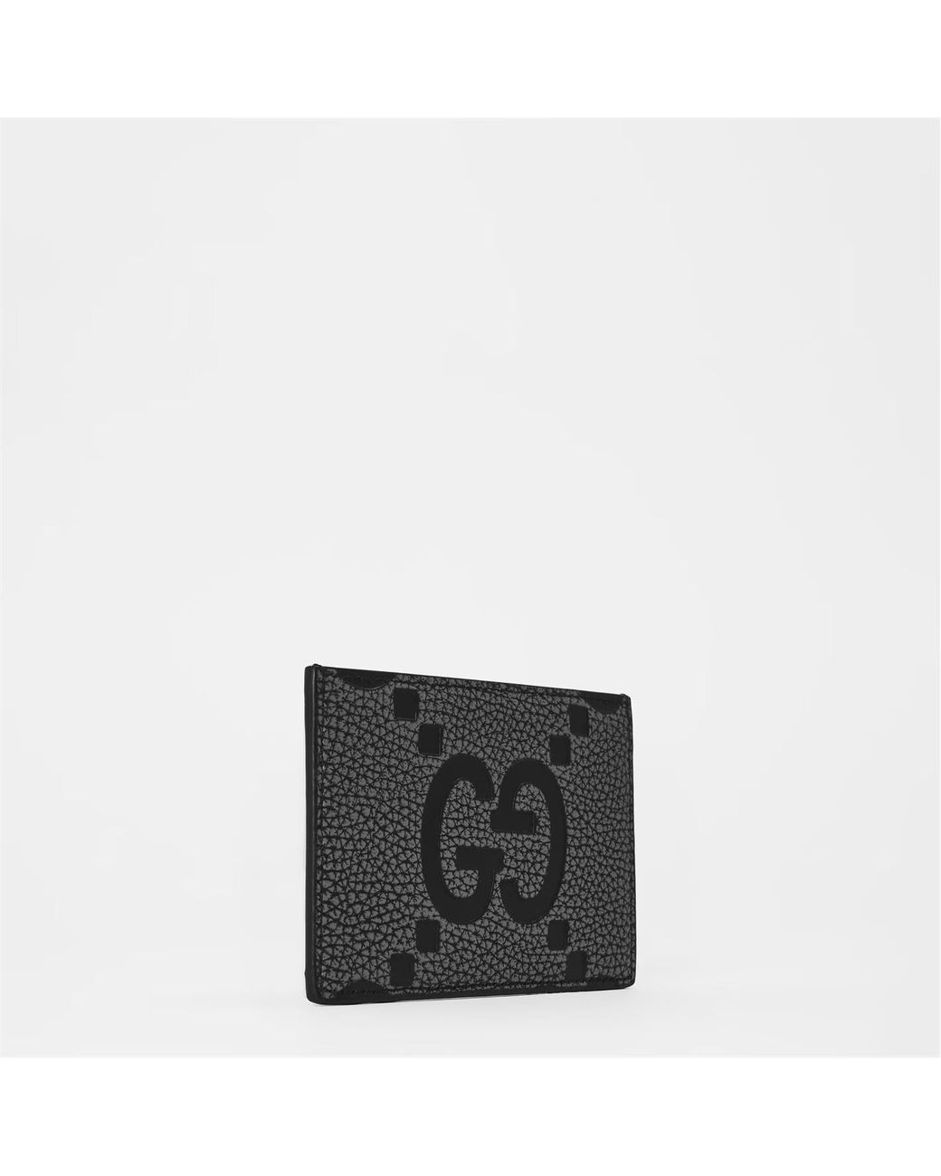 Gucci Gray Logo Card Holder for men