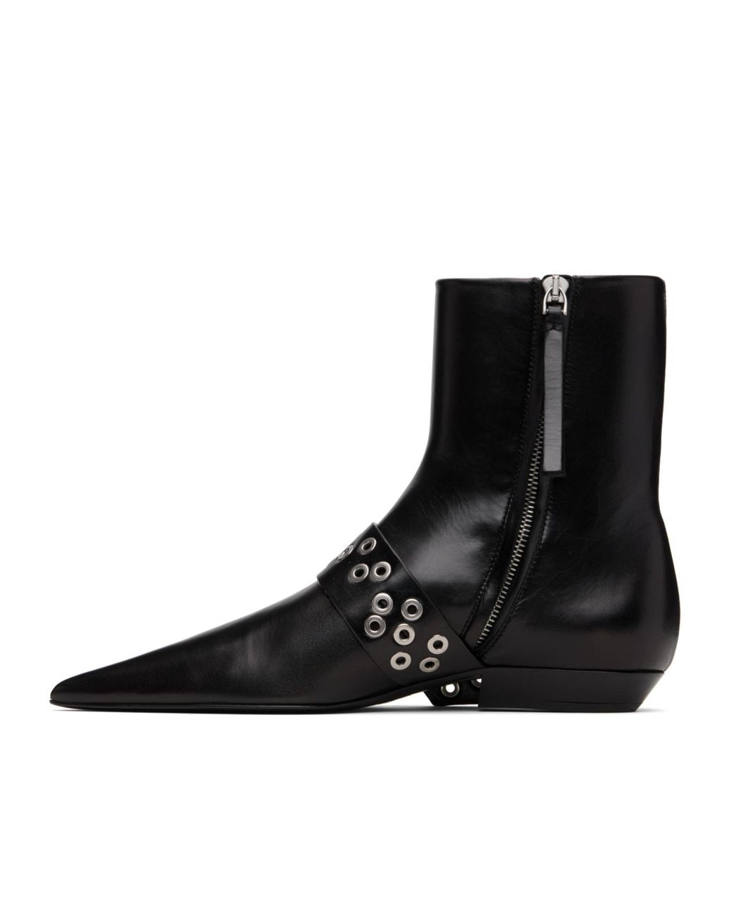 Jil Sander Black Ankle Boots