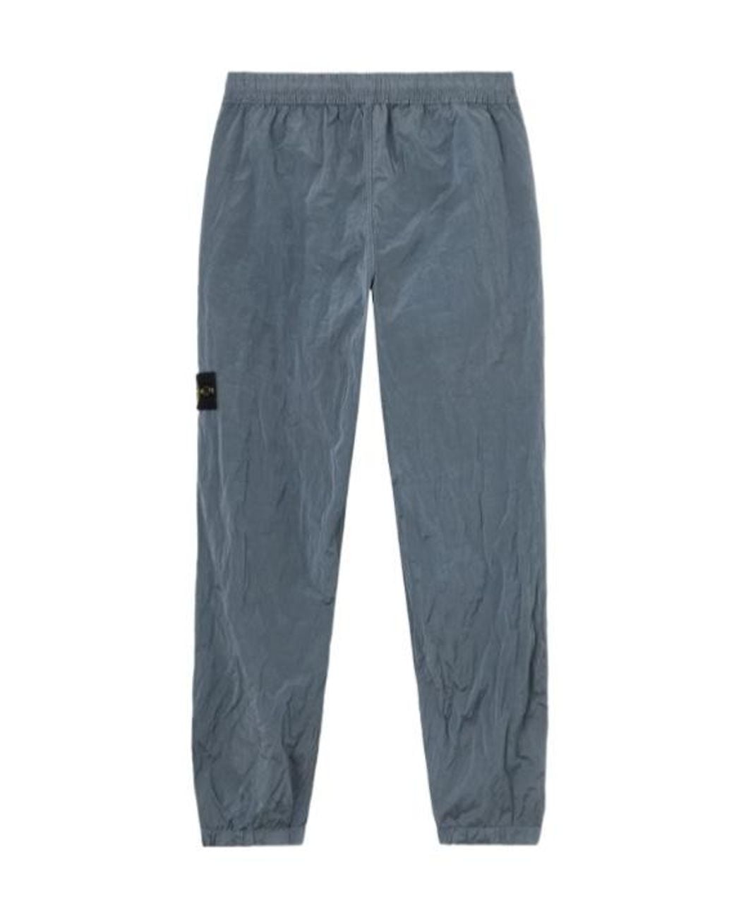 Stone Island Blue Logo Patch Track Pants for men