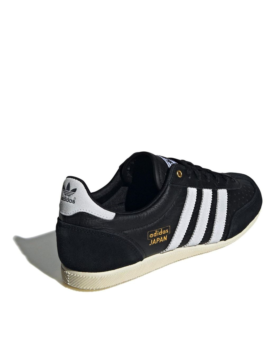 Adidas Originals Black Leather Sneakers