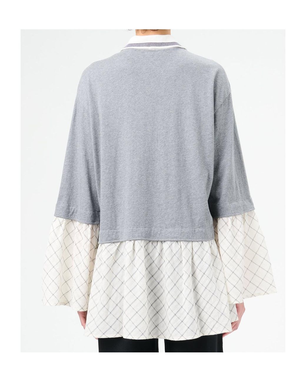 Our Legacy Gray Reminiscing Panelled Mini Dress