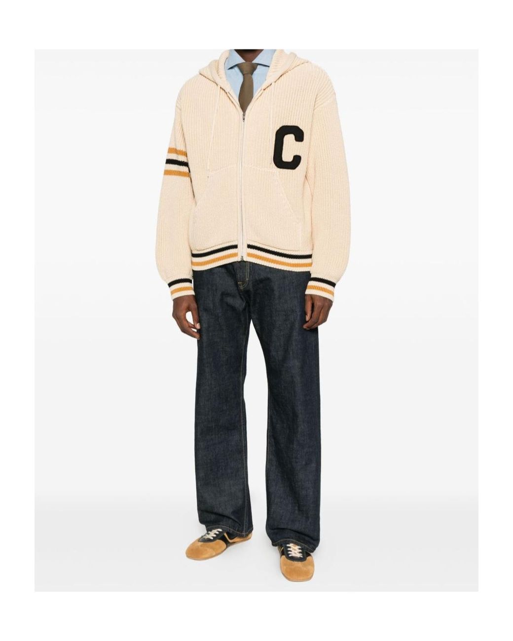Céline Natural Long-Sleeved Sweater for men