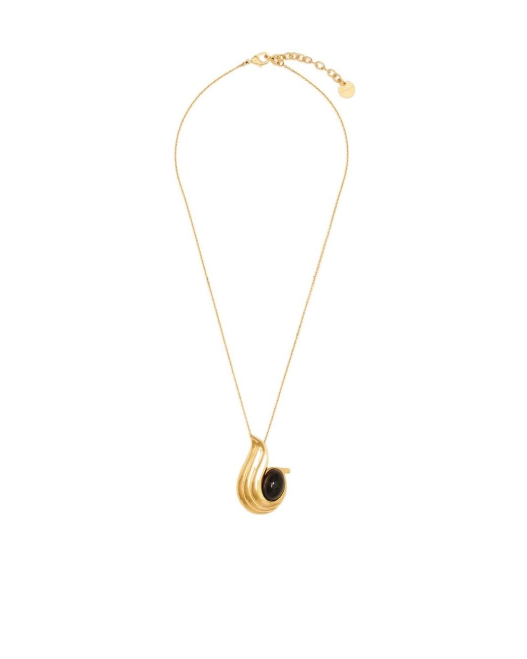 Ferragamo White Necklace With Pendant