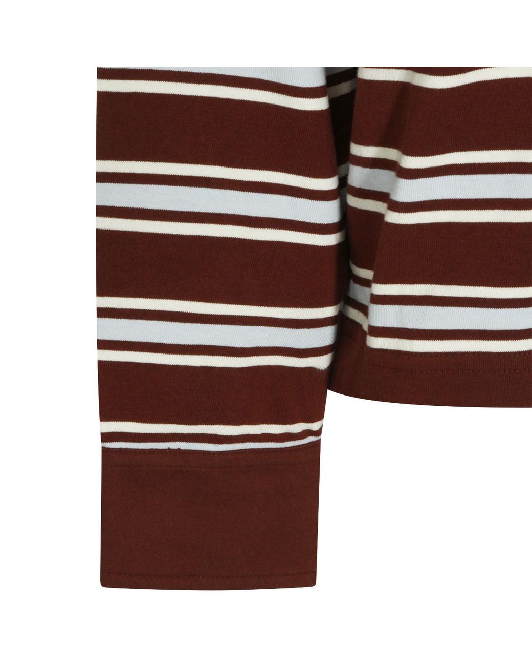 Rag & Bone Red Striped Long Sleeve Polo T-Shirt