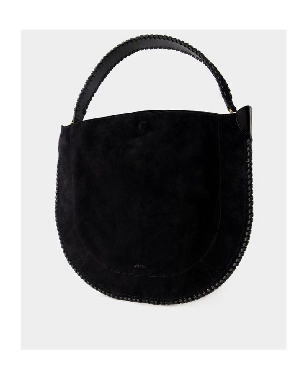 Isabel Marant Black Logo Shoulder Bag