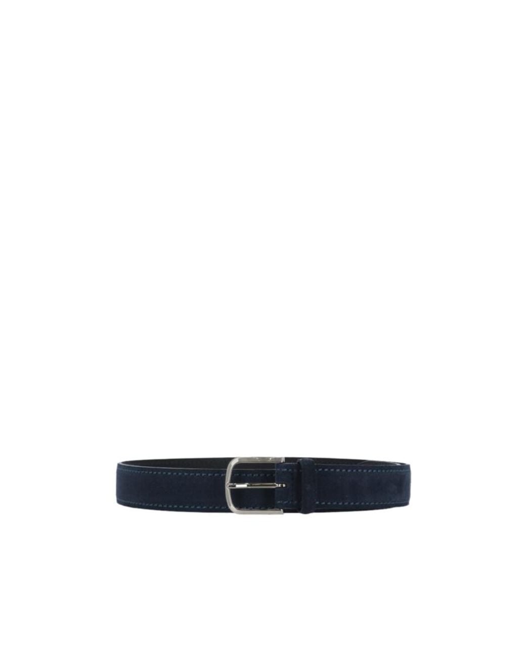 Orciani Blue Logo Belt for men