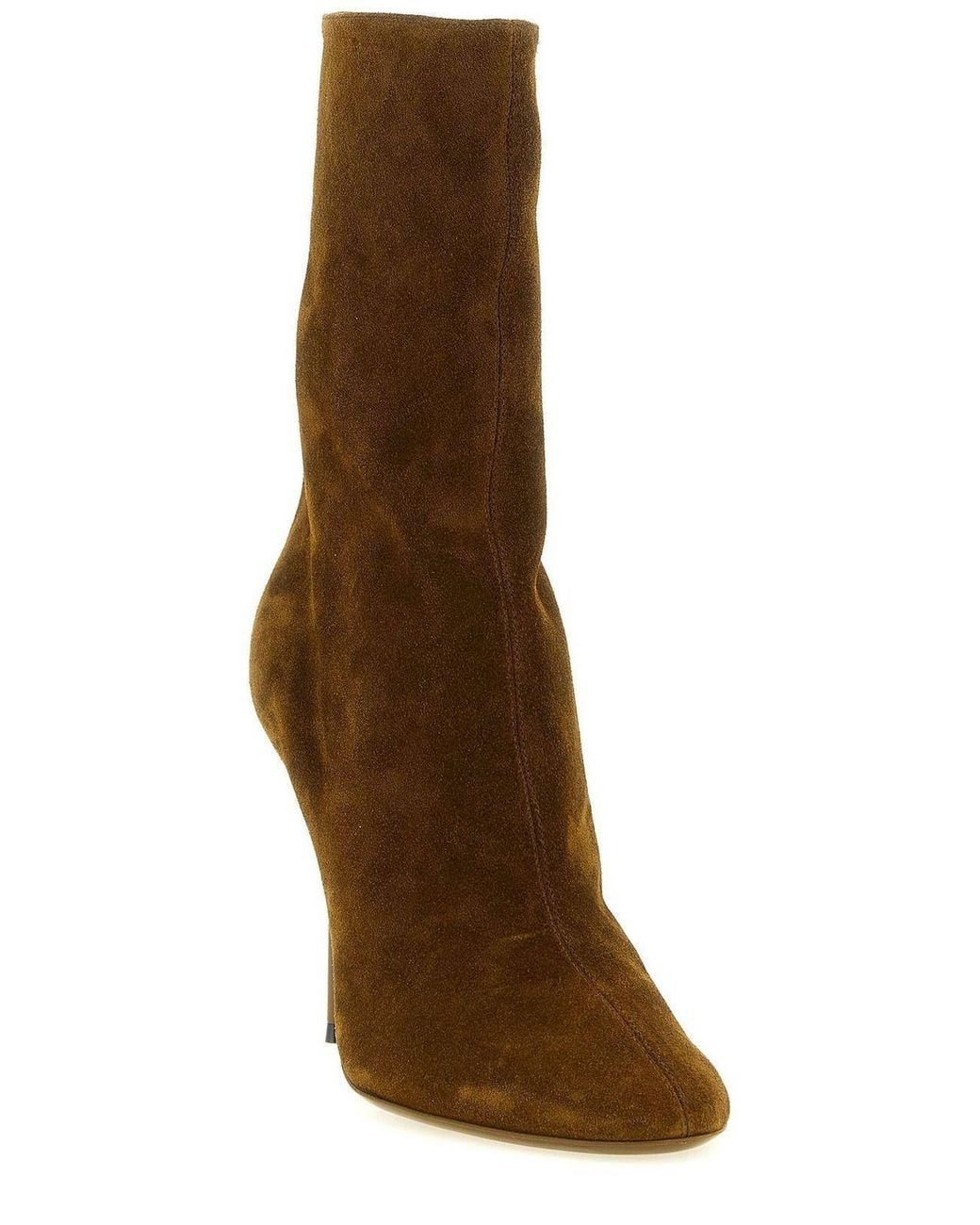 Paris Texas Brown Lidia Stiletto Ankle Boots