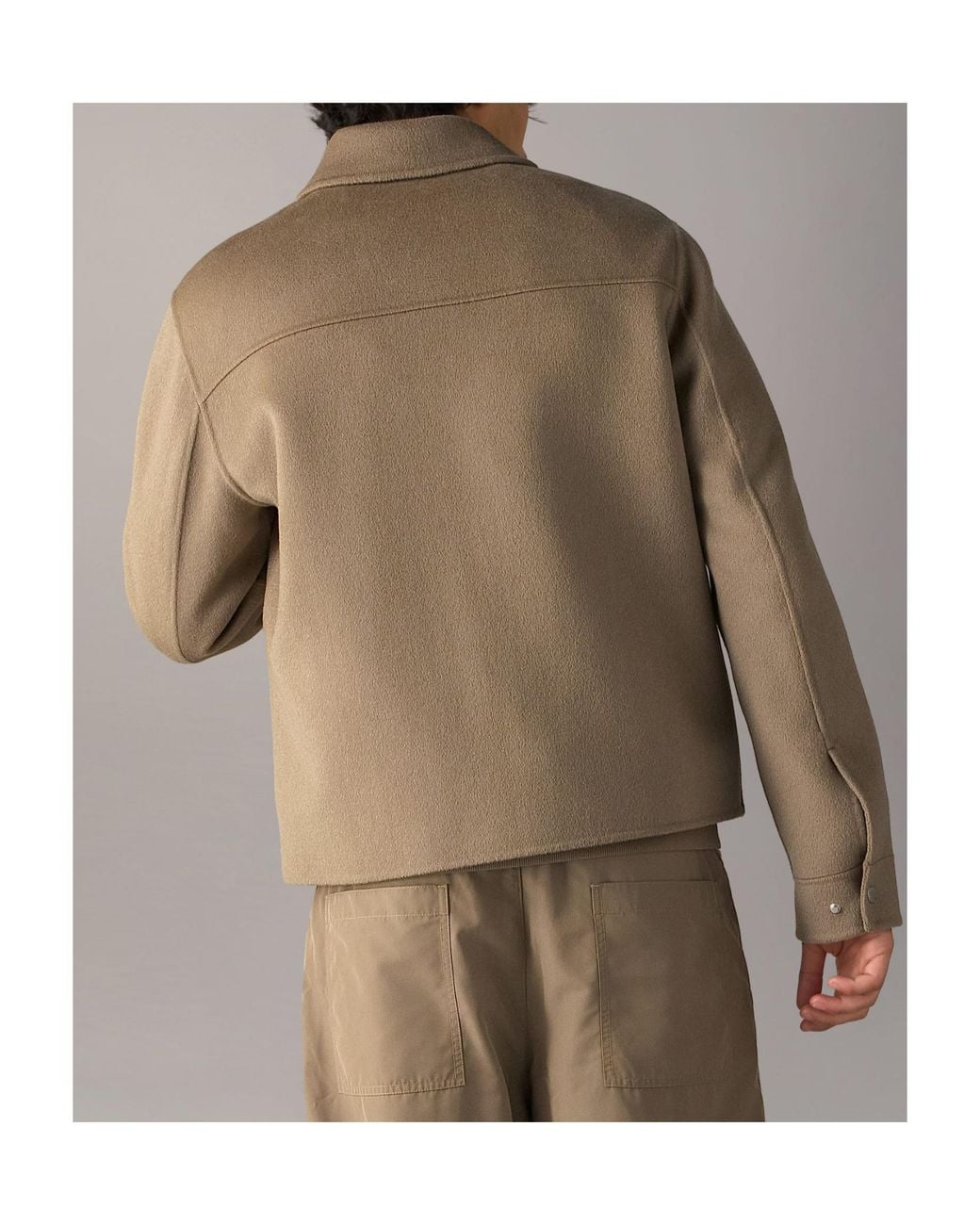 Moose Knuckles Natural Jacques Wool Jacket for men
