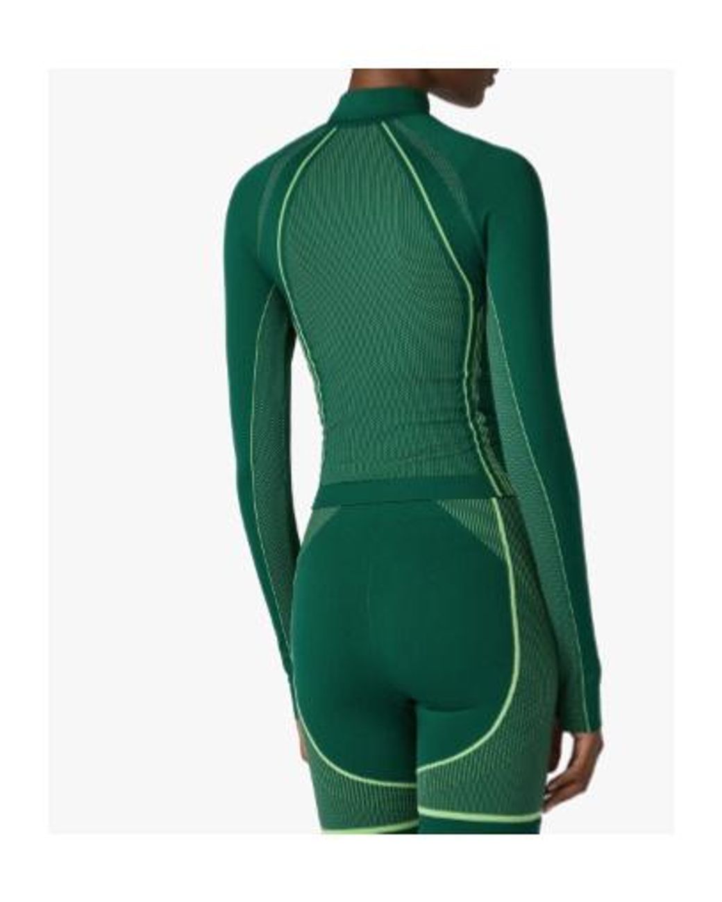 Casablanca Green Zip-Up Performance Jacket