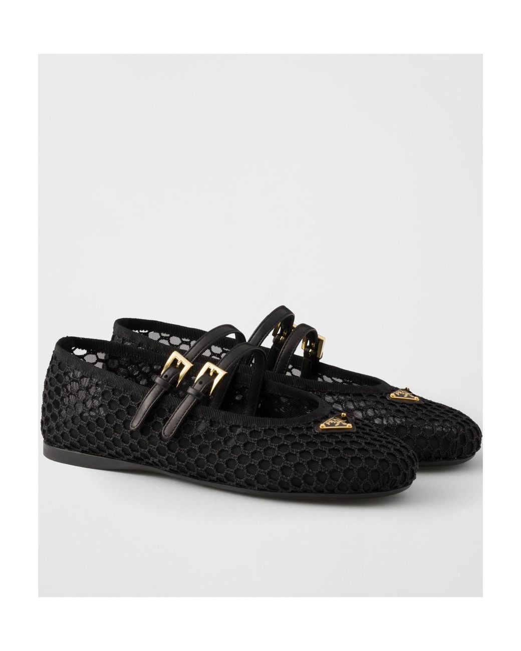 Prada Black Ballet Flats