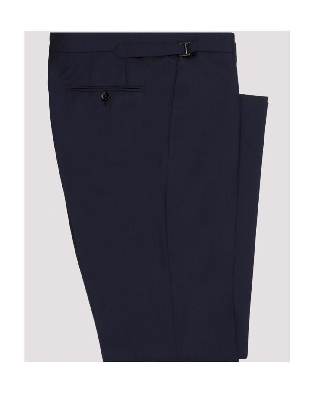 Tom Ford Blue Single-Breasted Wool Suit for men