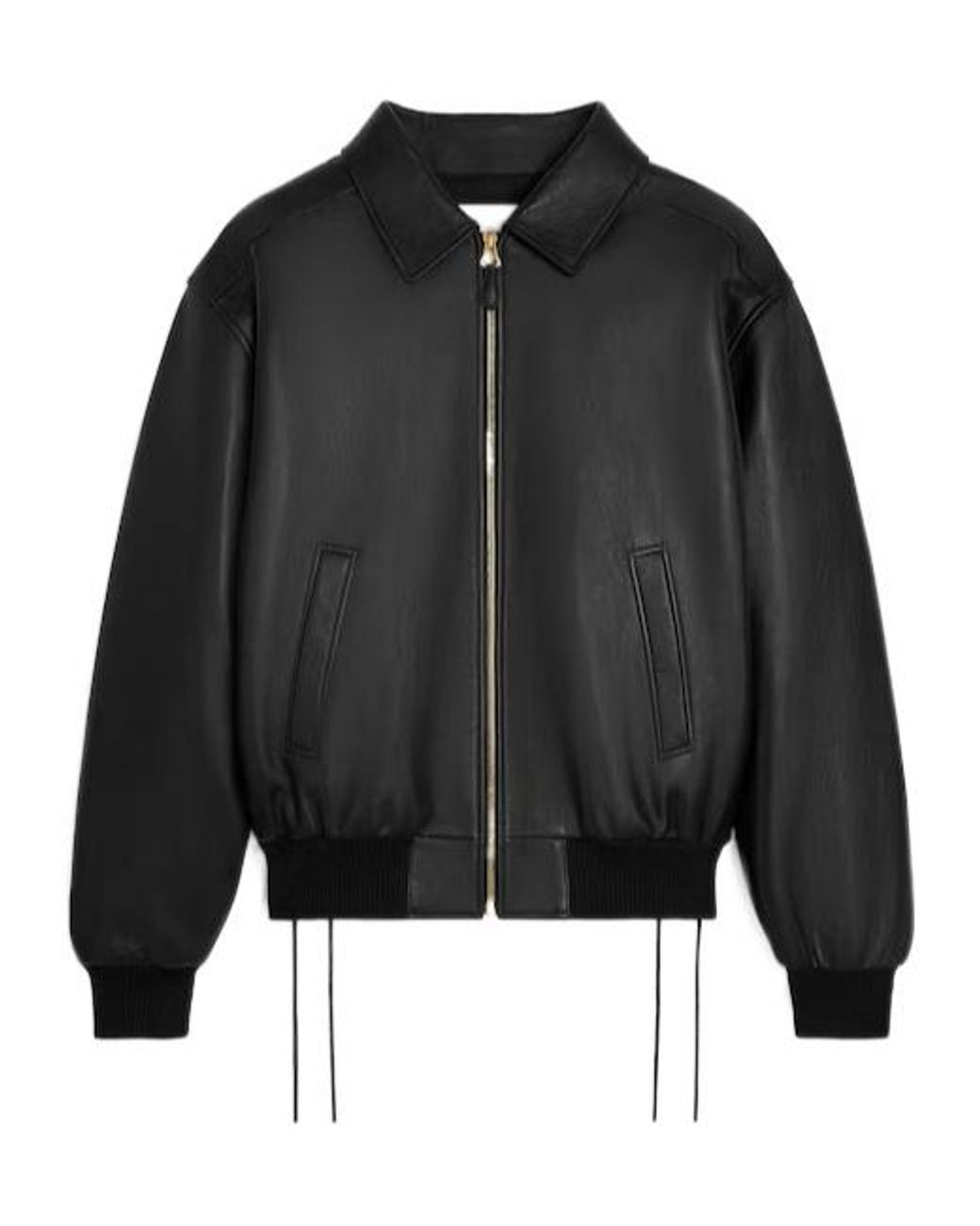 Celine Aviator Blouson Jacket in Black | Lyst