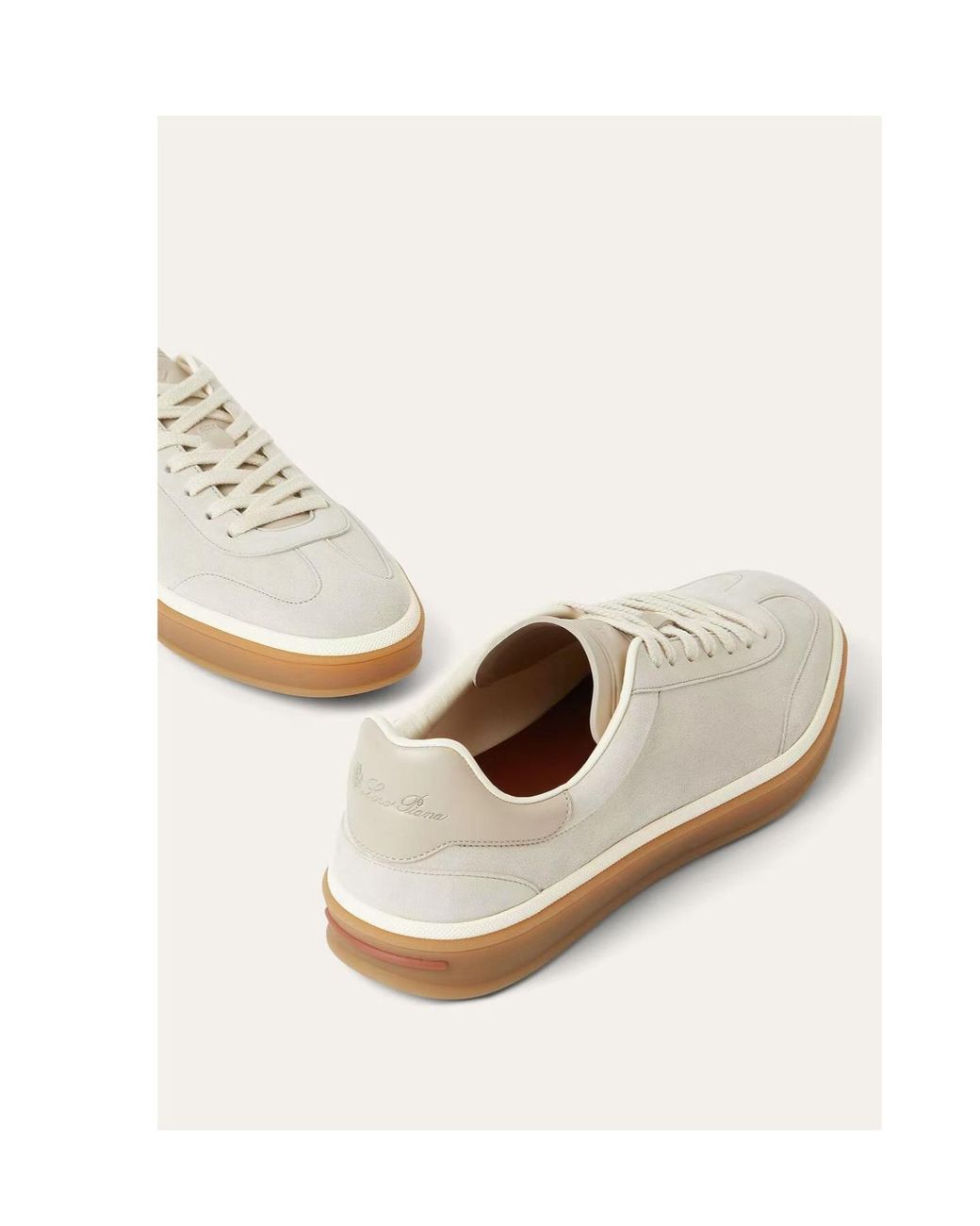 Loro Piana White Tennis Walk Sneaker for men