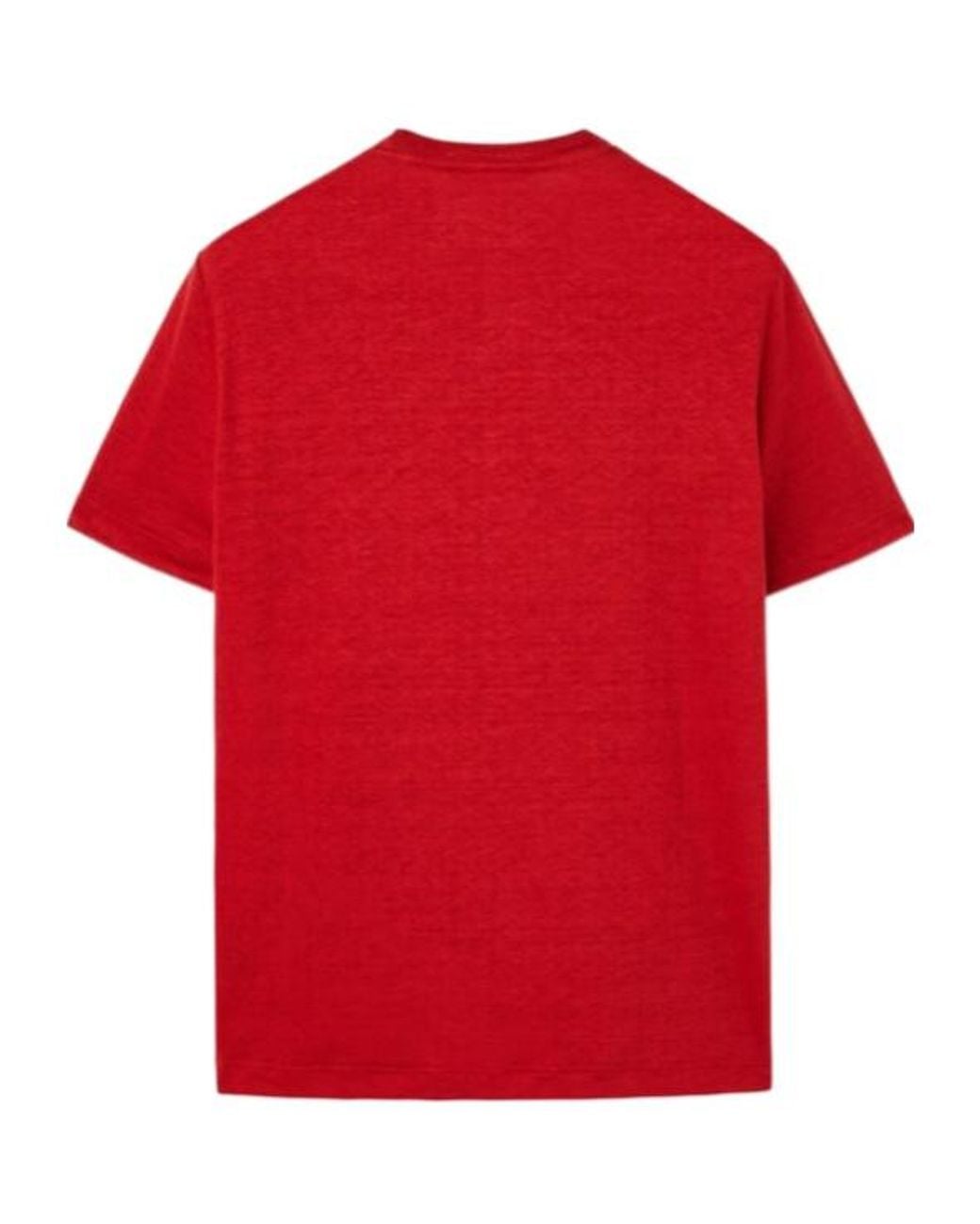 Loro Piana Red Open-Necked Shirt for men