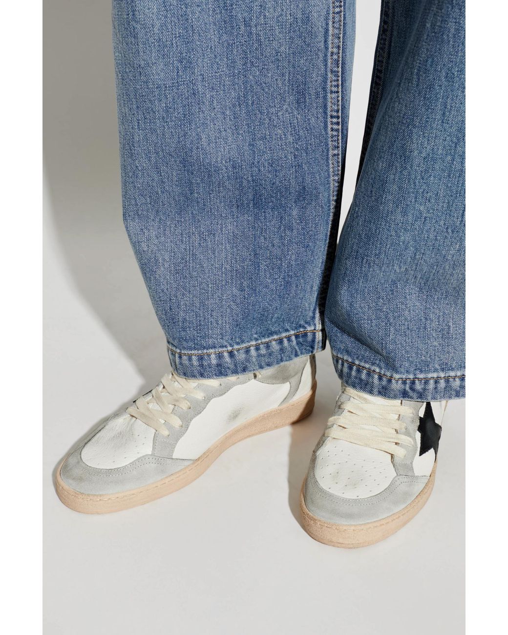 Golden Goose Deluxe Brand Multicolor Ballstar Low-Top Sneakers for men