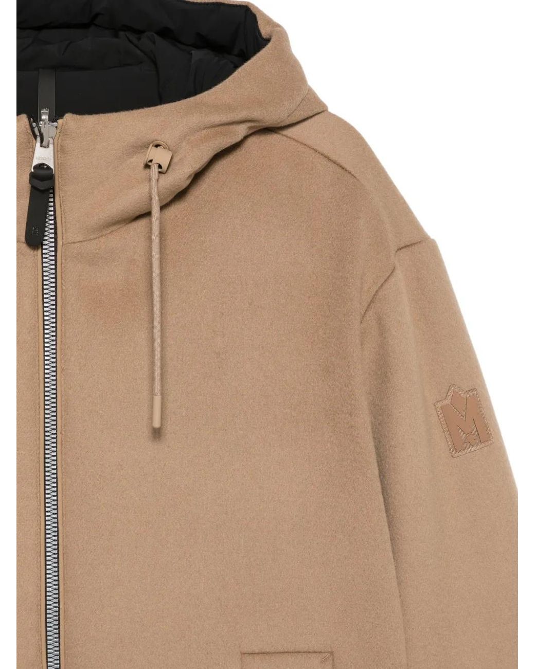 Mackage Natural Niko Logo-Patch Hooded Jacket for men