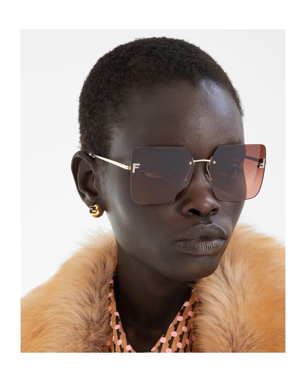 Fendi Metallic And Colored Earrings