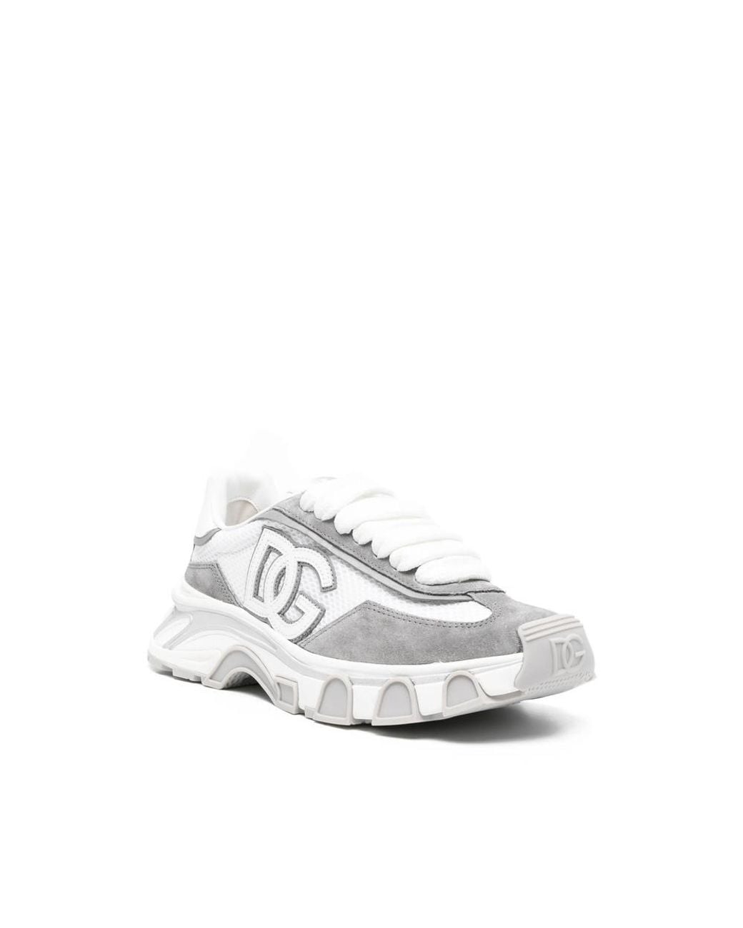 Dolce & Gabbana White Dg Country Road Sneakers