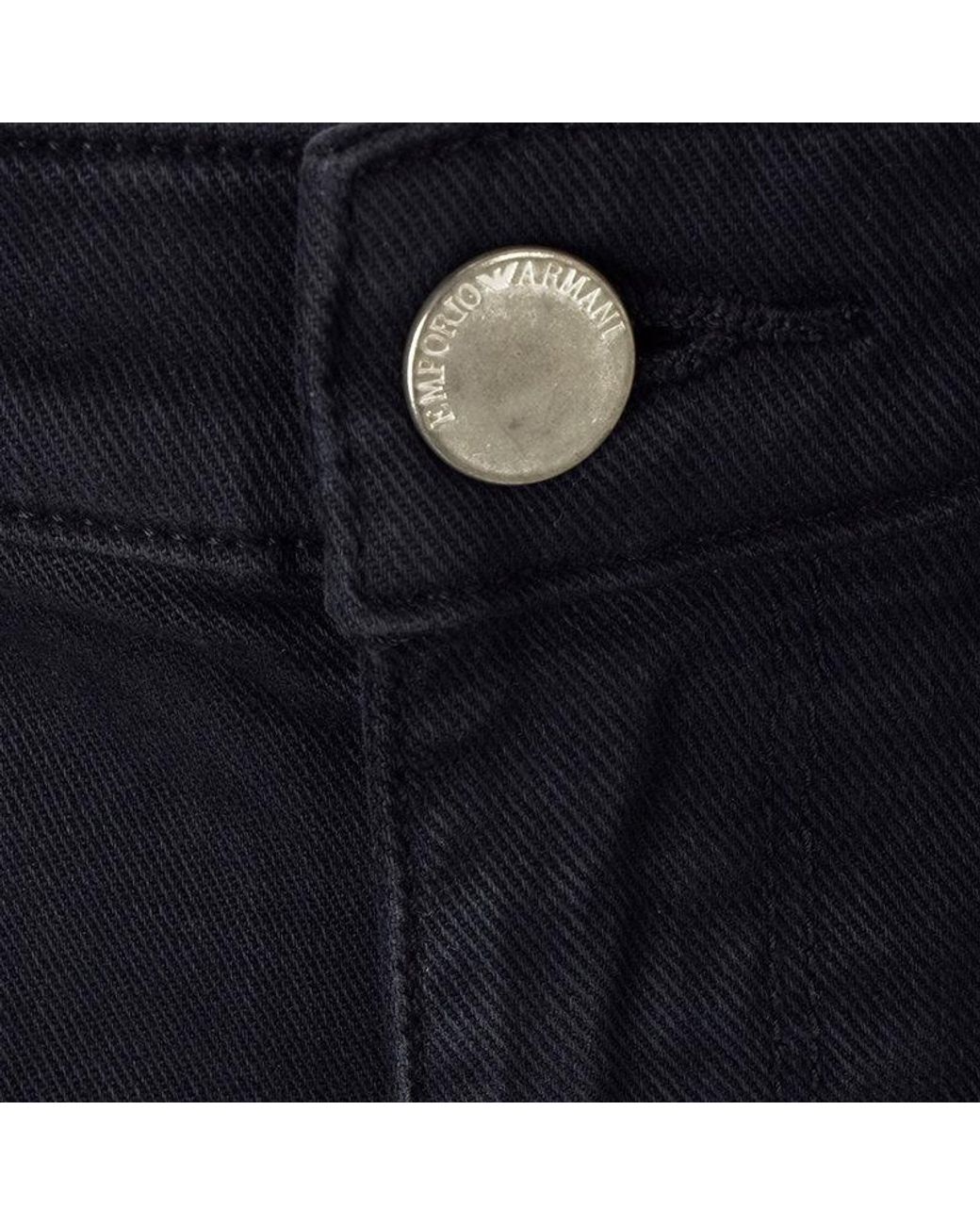 Emporio Armani Blue Middle Waist Jeans