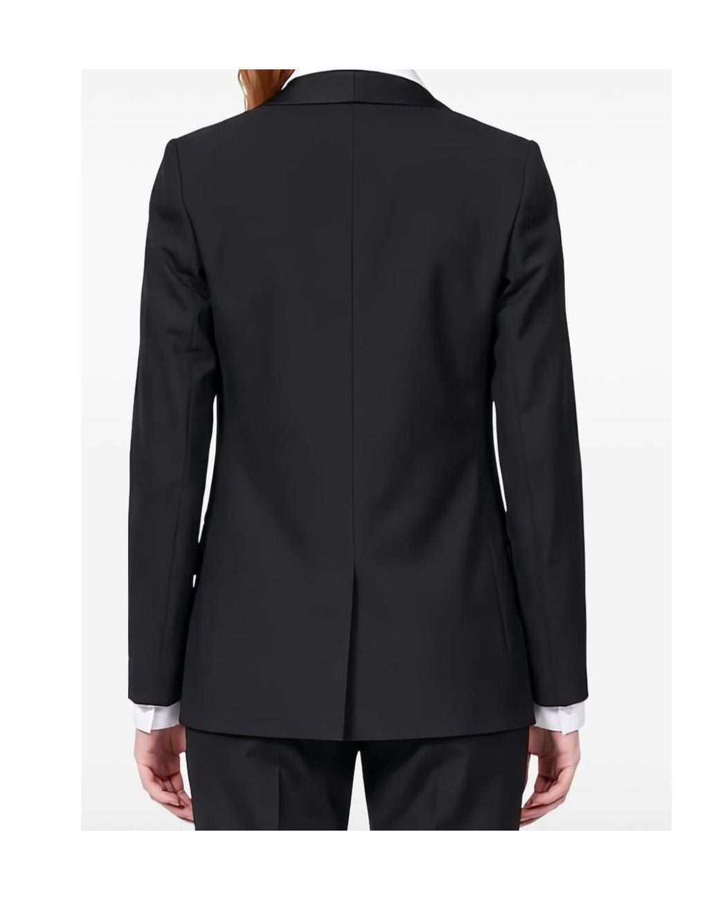 Antonelli Black Pandolce Shawl-Lapel Single-Breasted Jacket