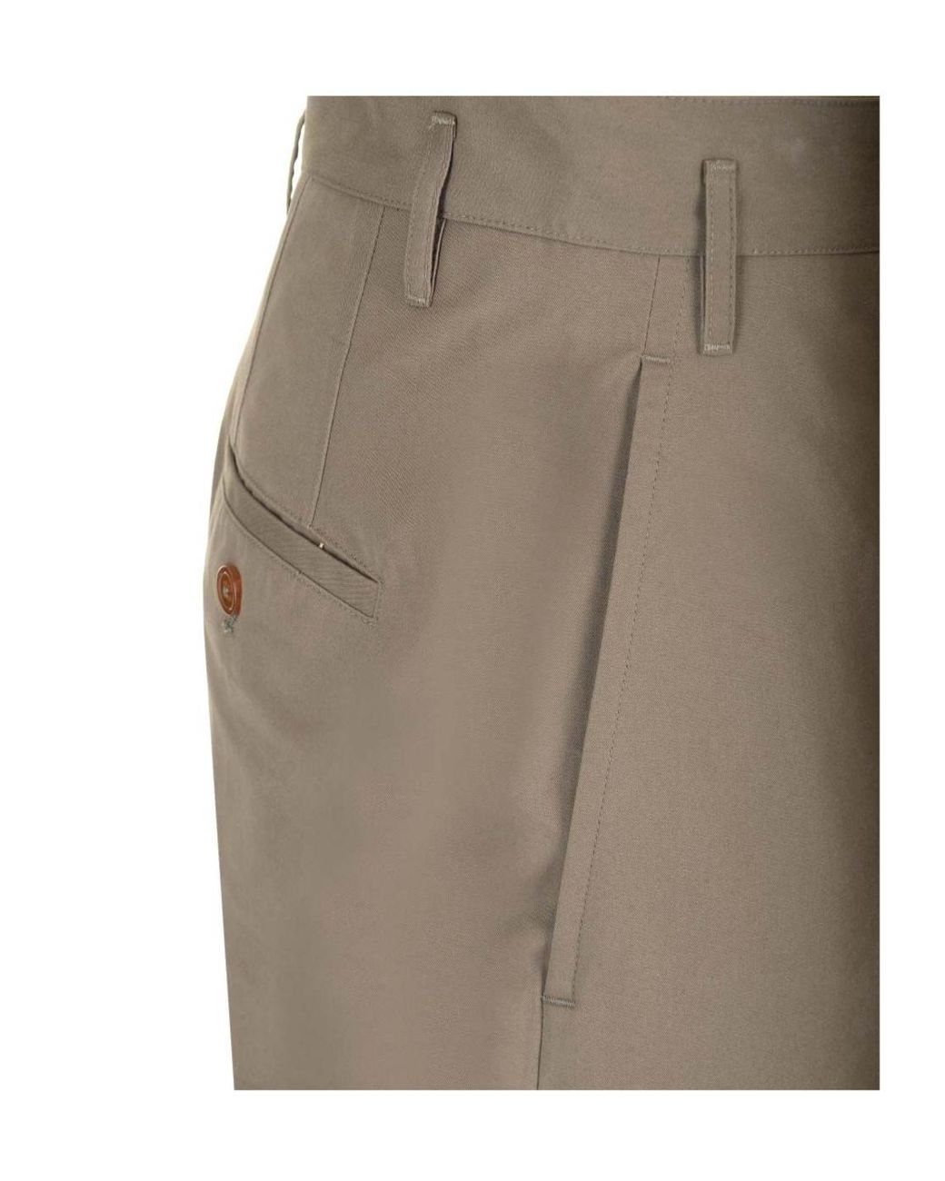 Vivienne Westwood Gray Cropped Cruise Trousers for men