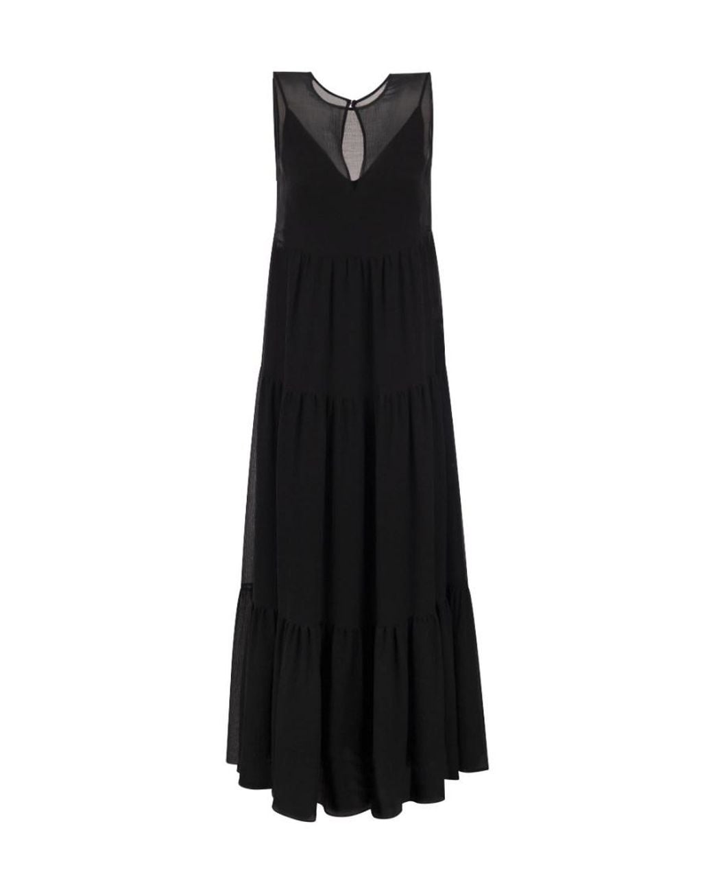 Max Mara Black Sleeveless Dress