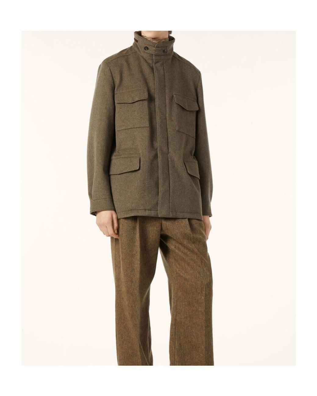 Loro Piana Green Traveller Field Jacket for men