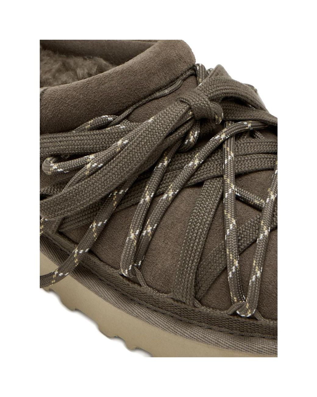 Ugg Brown Tasman Wovened Lace-Up Sandals