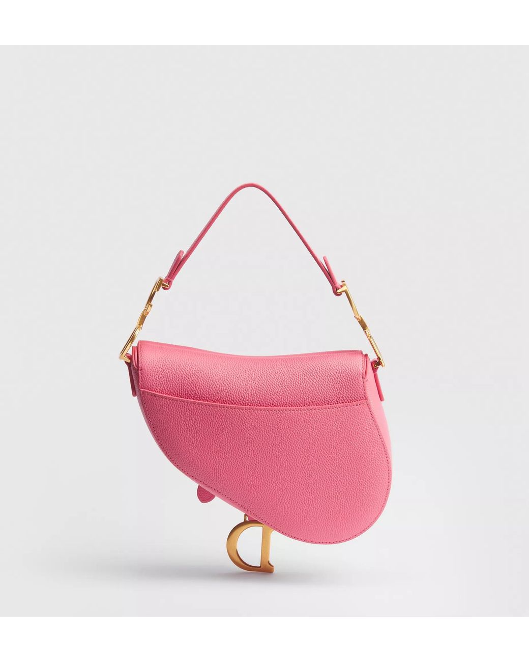 Dior Pink Small Saddle Bag With Strap