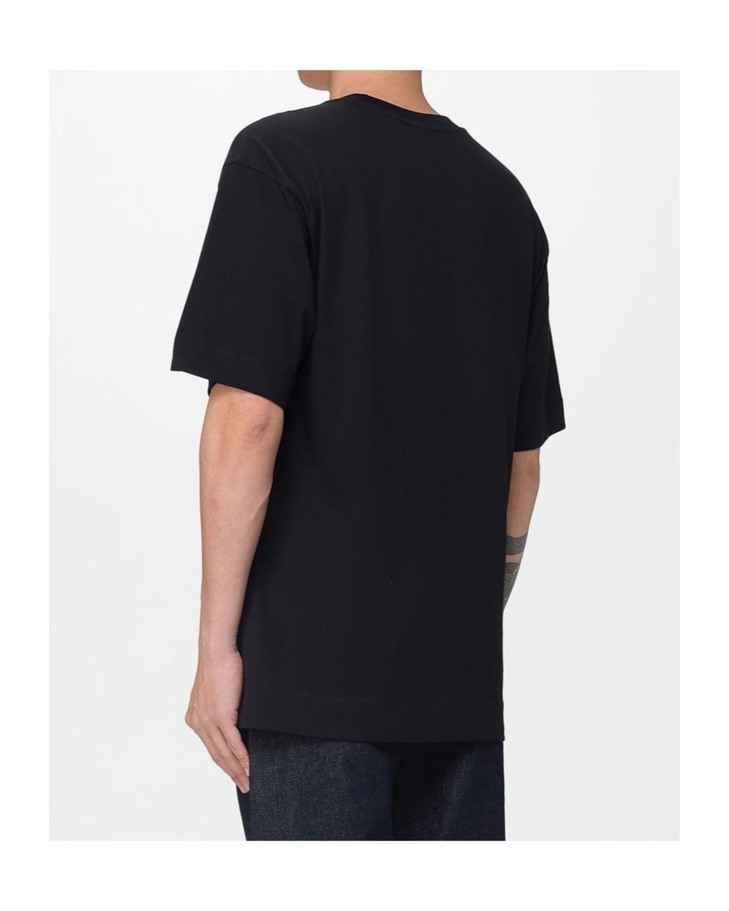 Dries Van Noten Black Short-Sleeved T-Shirt for men