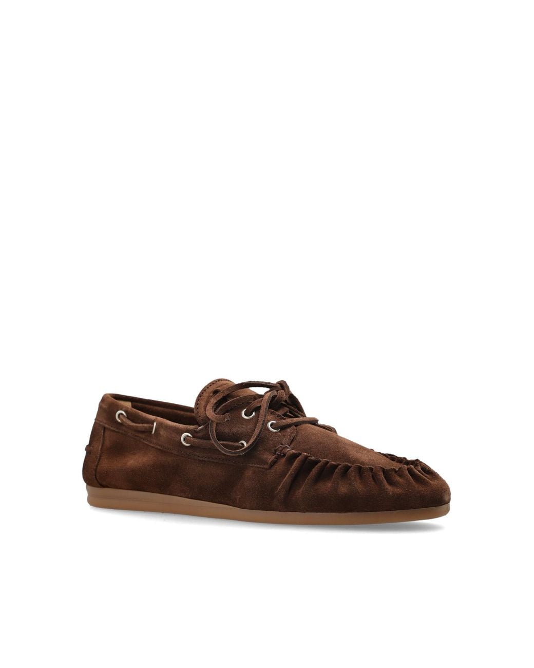 Alohas Brown Rowan Lace-Up Loafers