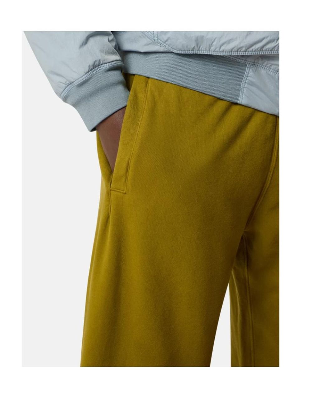 Stone Island Green Regular-Fit Sweatpants With Ribbed Cuffs for men