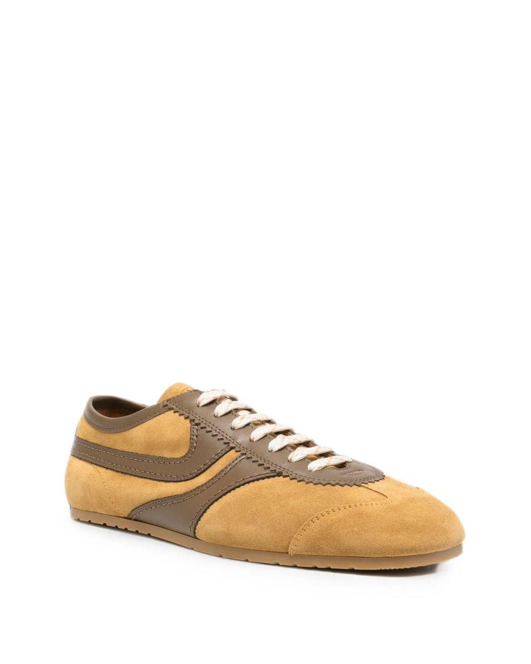 Dries Van Noten Brown Suede Sneakers for men