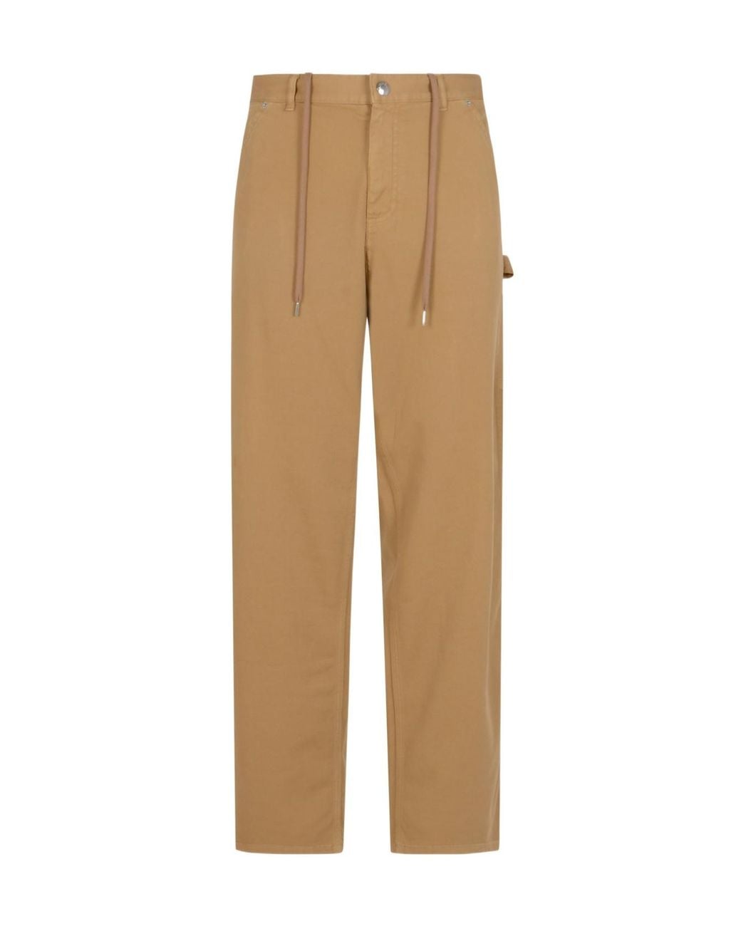 Moncler Natural Gabardine Cargo Pants for men