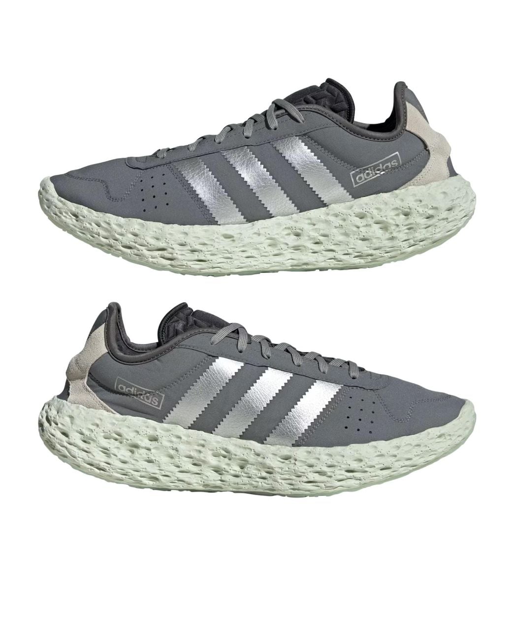 Adidas Blue Originals Zponge Lace-Up Sneakers for men