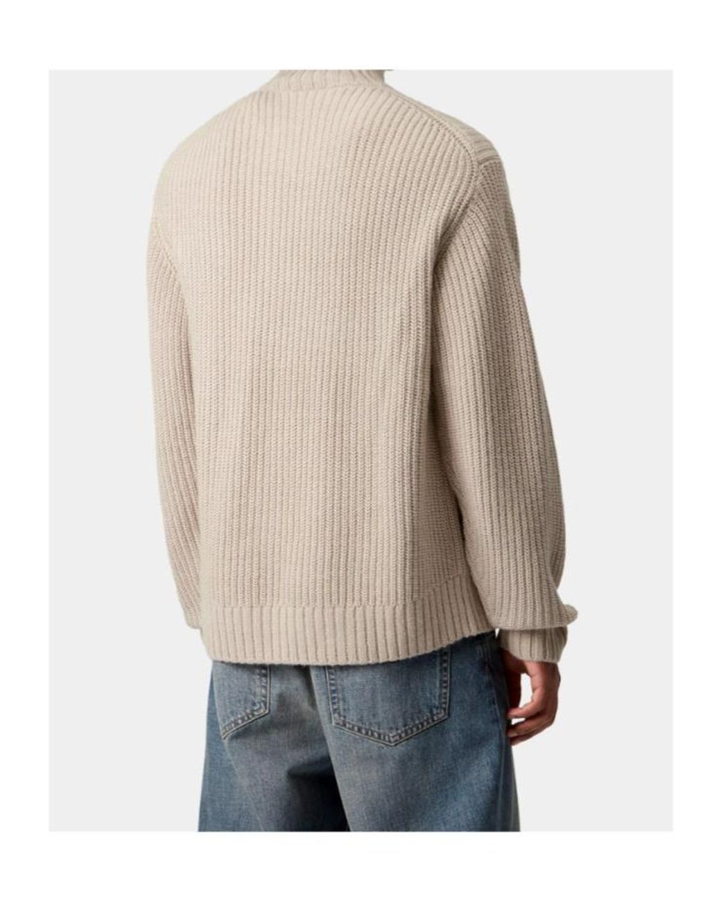 Carhartt Natural Carhartt Detroit Half Zip Sweater for men