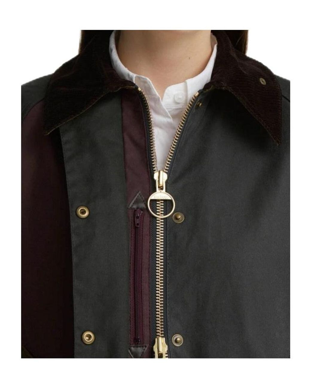 Barbour Multicolor Patchwork Transport Waxed Jacket