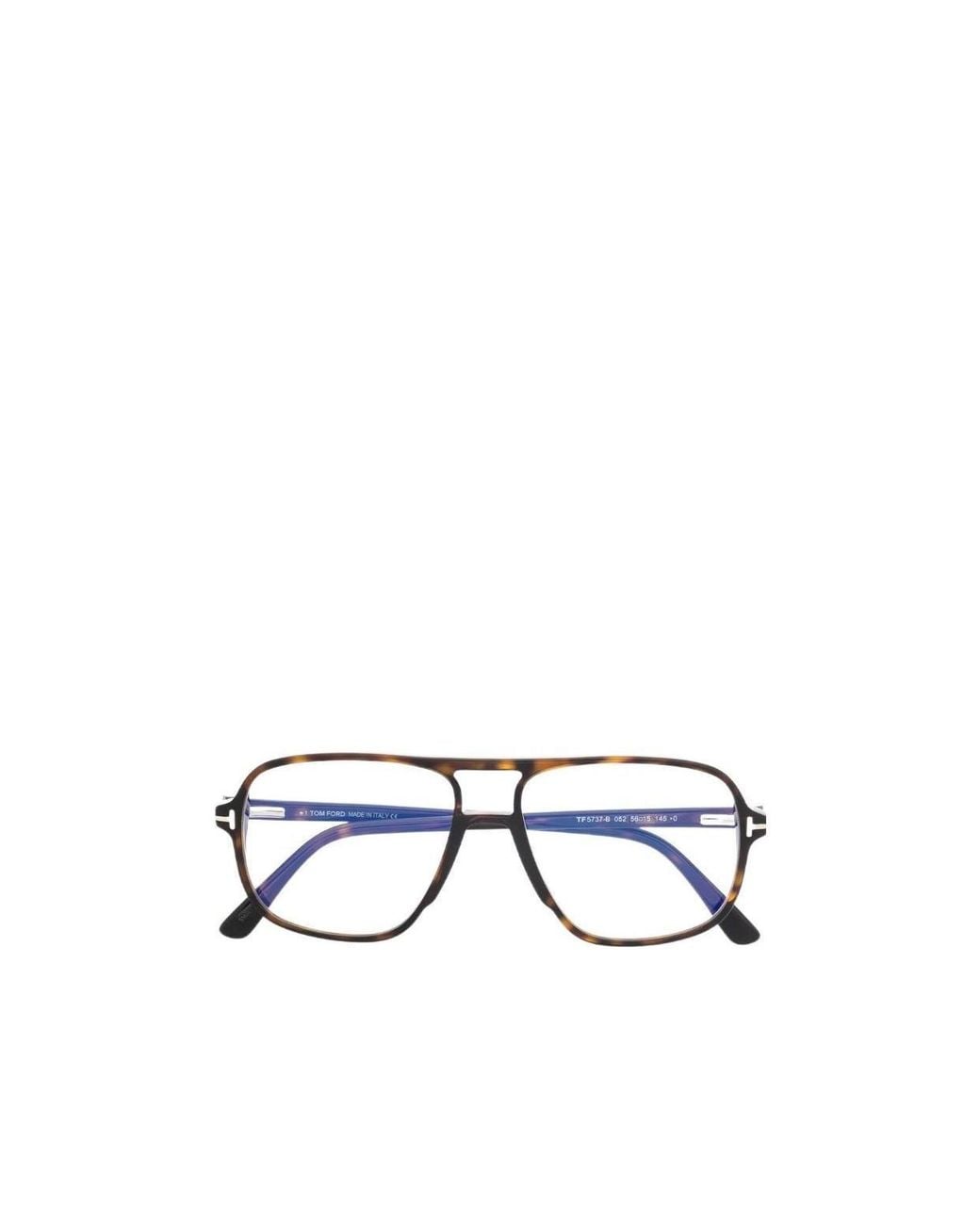 Tom Ford White Eyewear Aviator-Frame Glasses for men