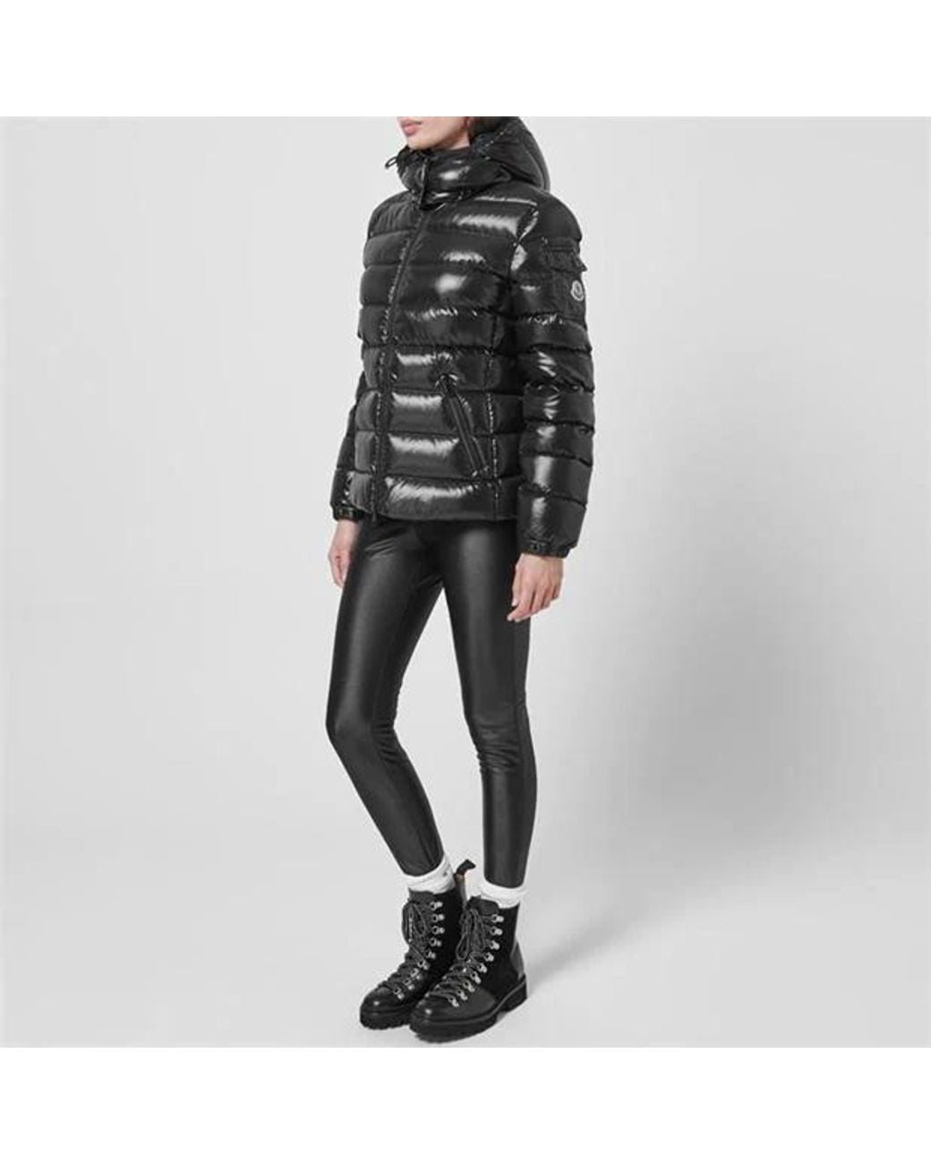 Moncler Black Logo Down Jacket