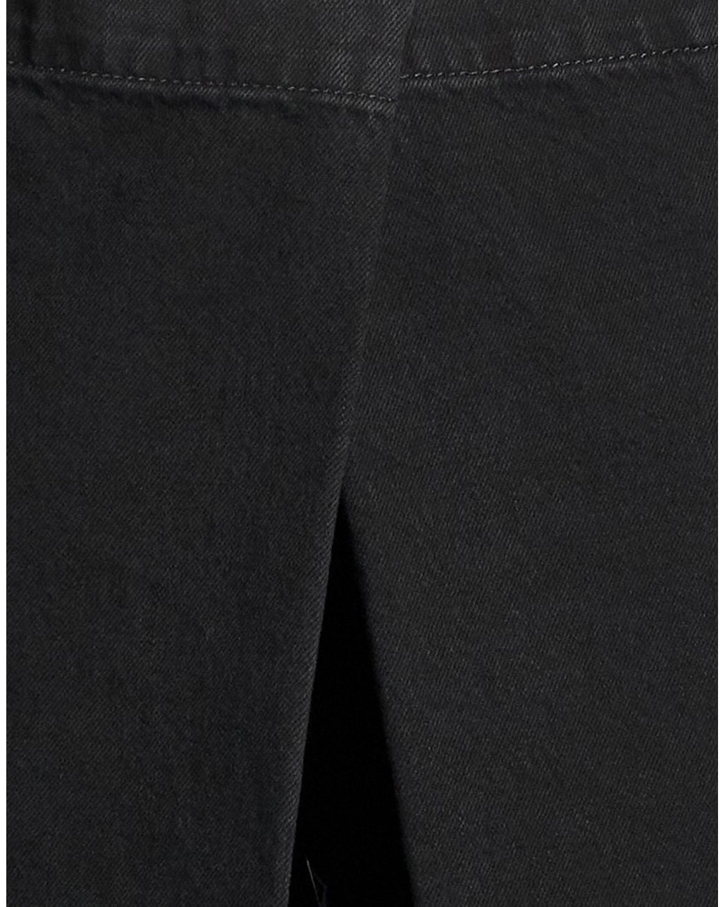 MM6 by Maison Margiela Black Loose Fit Denim Trousers