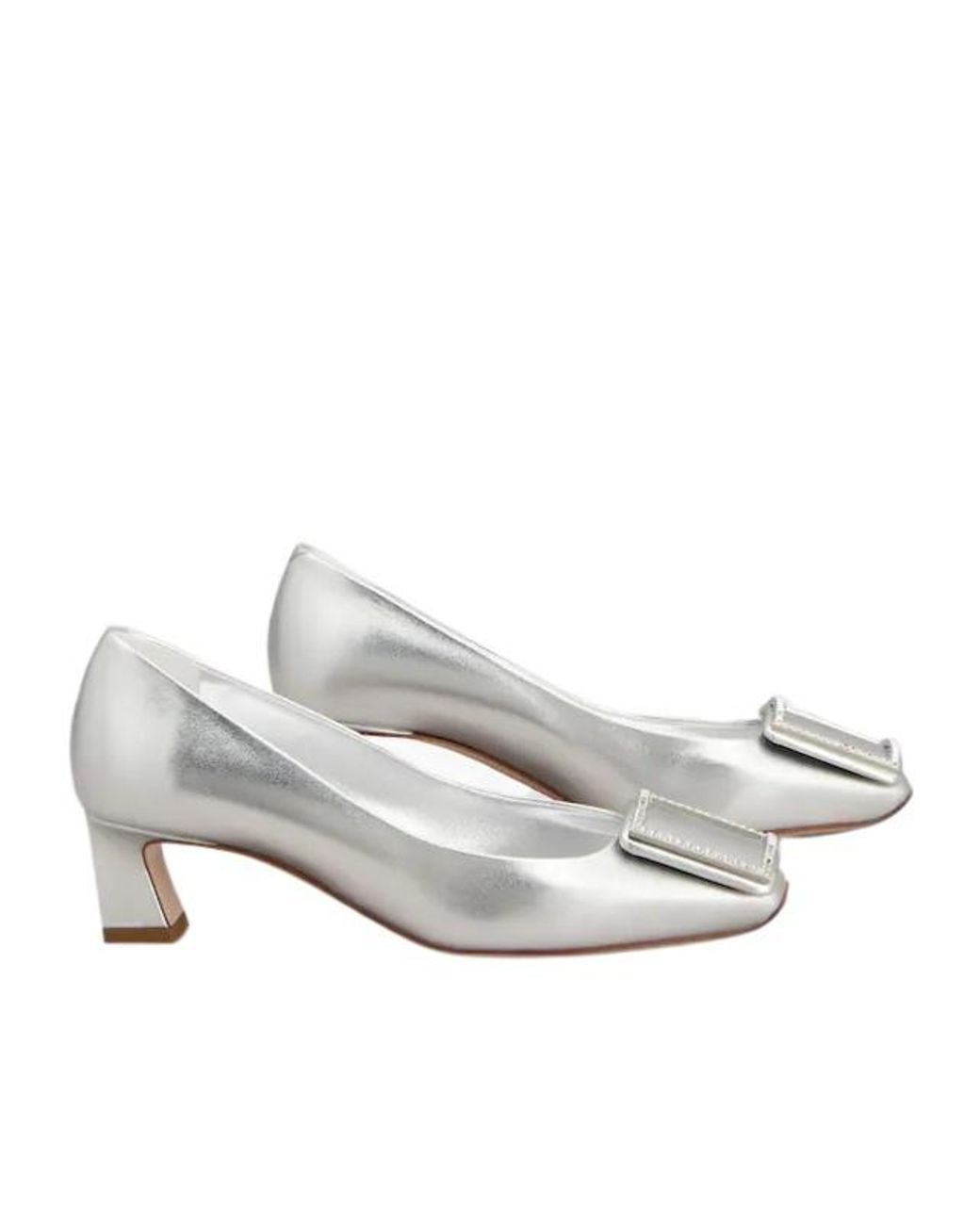 Roger Vivier White Trompette Pumps