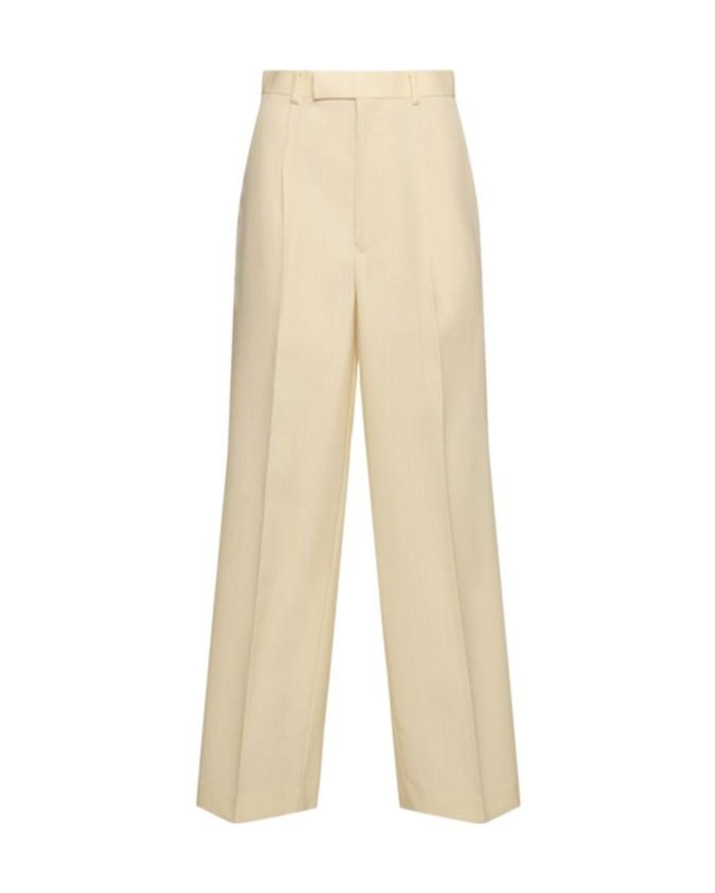 Auralee Natural Wool Blend Belt Loop Casual Pants