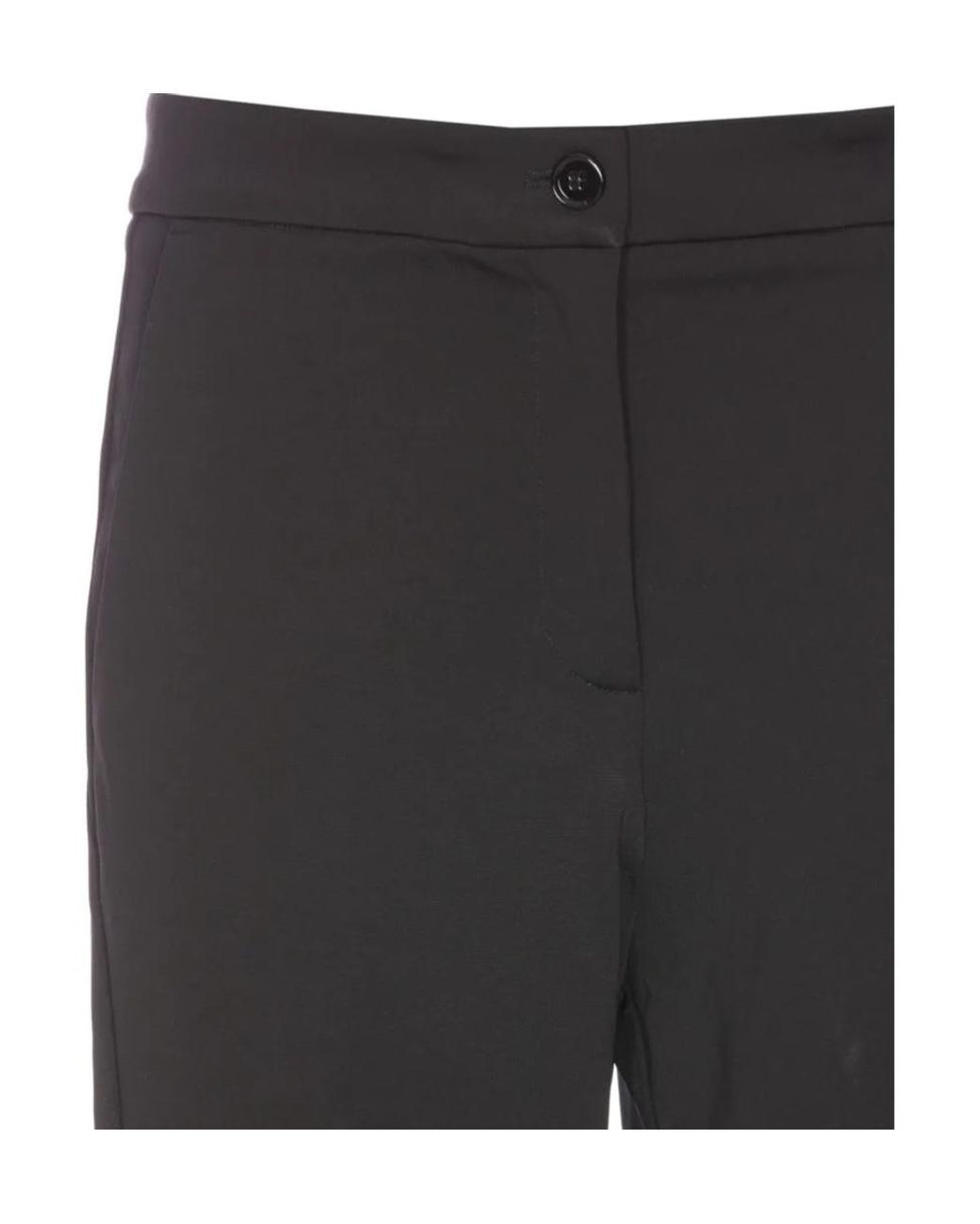 Pinko Black Straight-Leg Slim-Fit Trousers