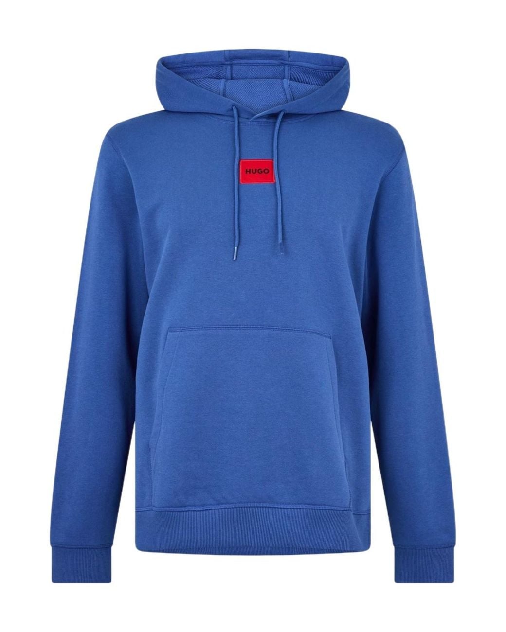 Boss Blue Over-The-Head Hoodie for men